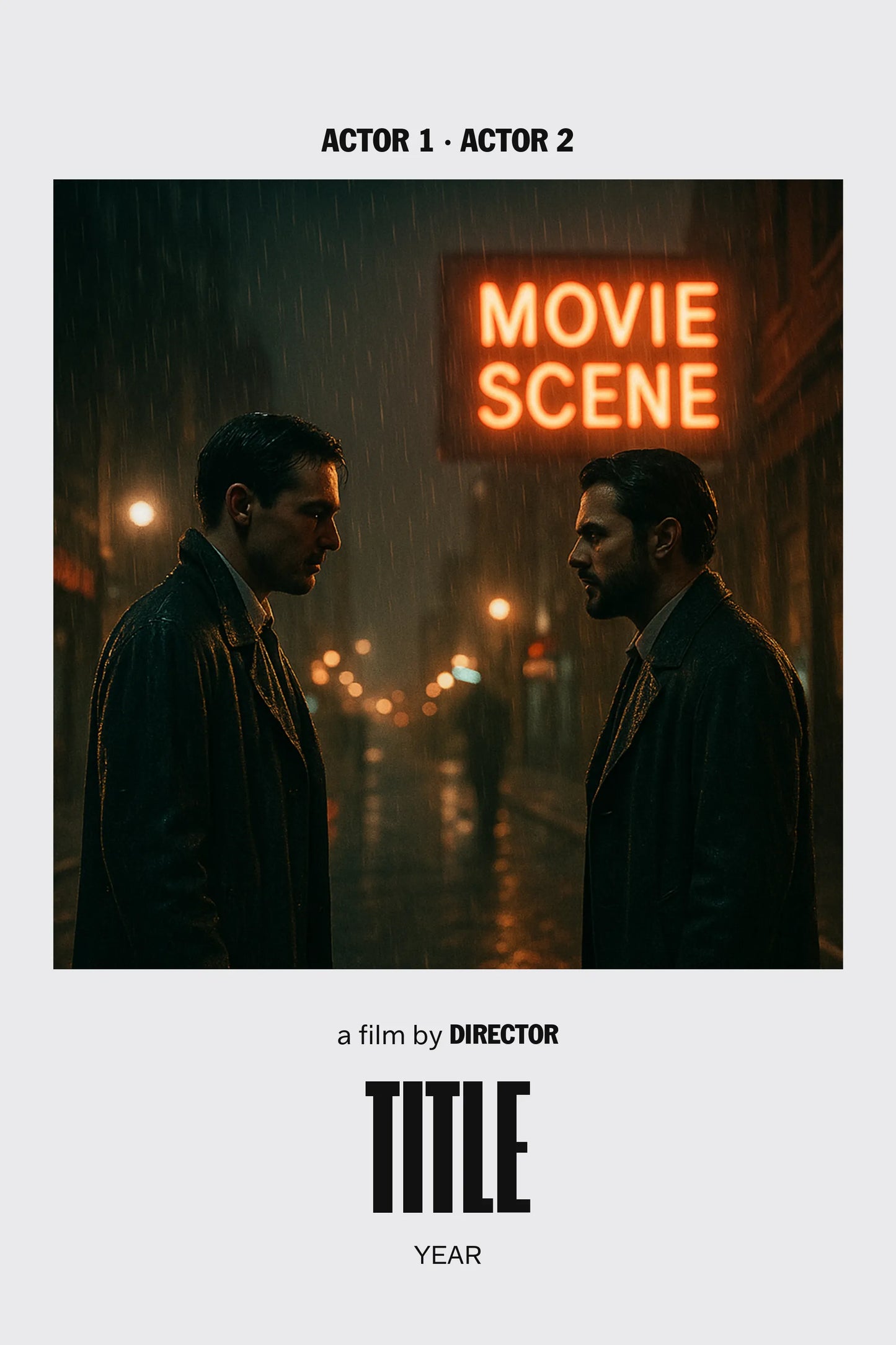 Poster Personalizzato: Scena Film/Serie