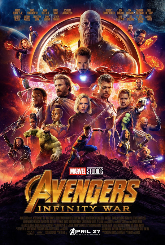 Avengers: Infinity War - OnlyPoster 1 A4 Tela